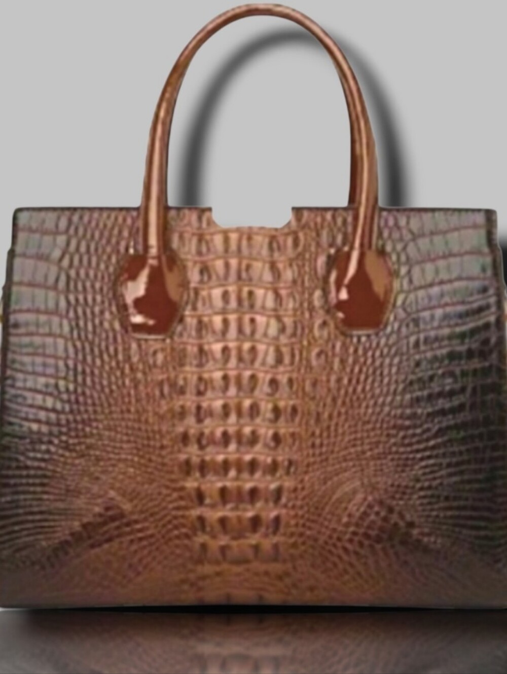 🆕Luxe Croc-embossed Satchel Bag